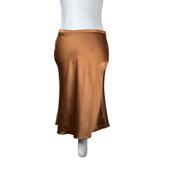 Lioness Shoreline Midi Skirt in Umber Xsmall New Womens Satin - Picture 7 of 15